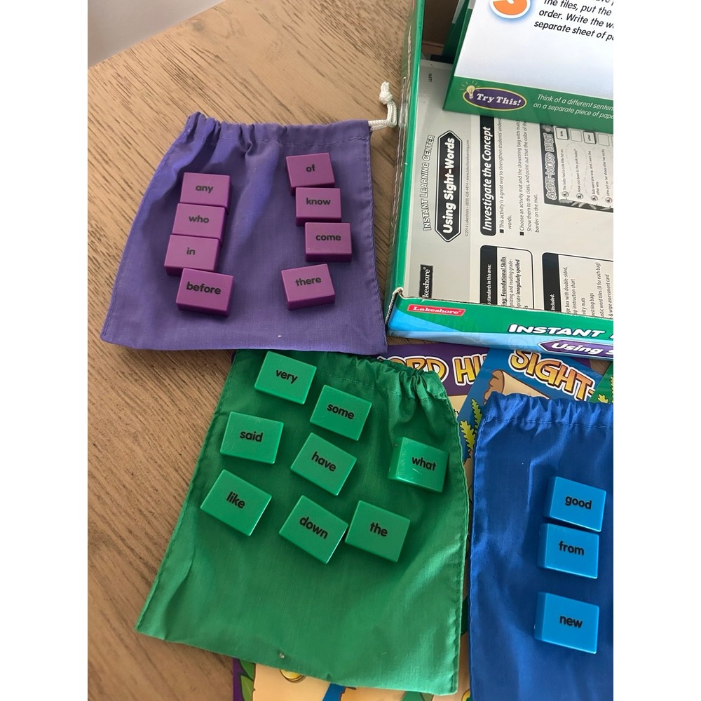 Lakeshore Using Sight Words Educational Learning Activity - Picture 4 of 7